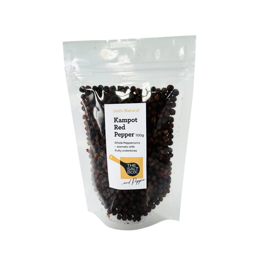 Kampot Peppercorns - Red Whole 100g Pouch