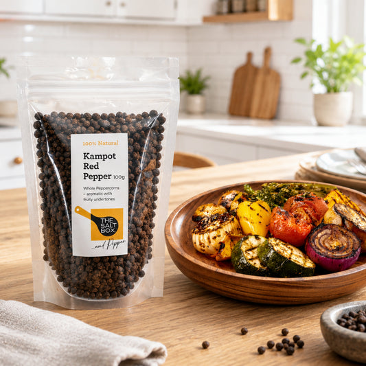 Kampot Peppercorns - Red Whole 100g Pouch