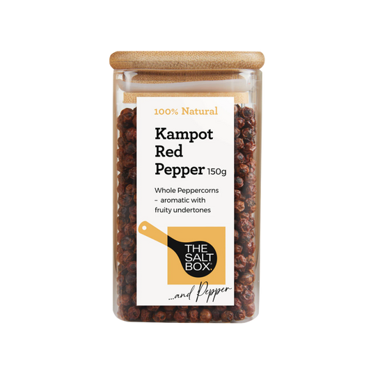 Kampot Peppercorns - Red Whole 150g Jar