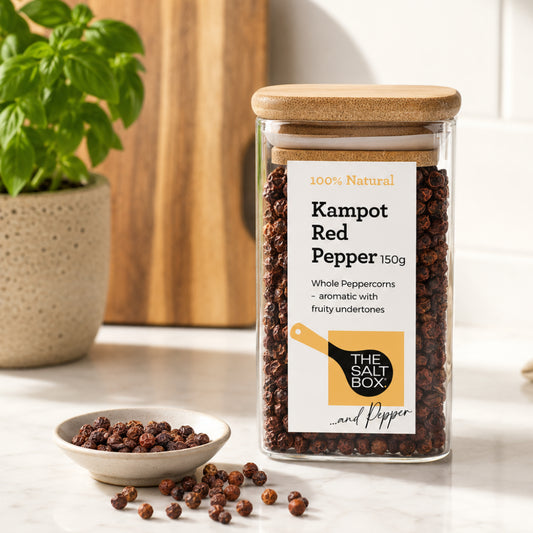 Kampot Peppercorns - Red Whole 150g Jar
