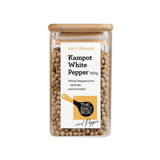 Kampot White Whole Peppercorns Jar