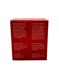 Kampot Peppercorns - Red Whole 80g Box back