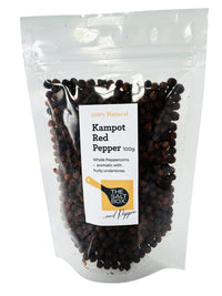 Kampot Peppercorns - Red Whole 100g Pouch