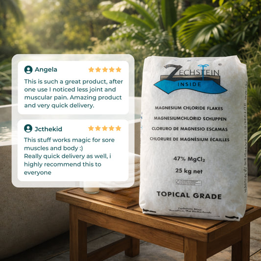Pure Zechstein Magnesium Chloride Flakes 25kg