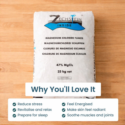 Pure Zechstein Magnesium Chloride Flakes 25kg