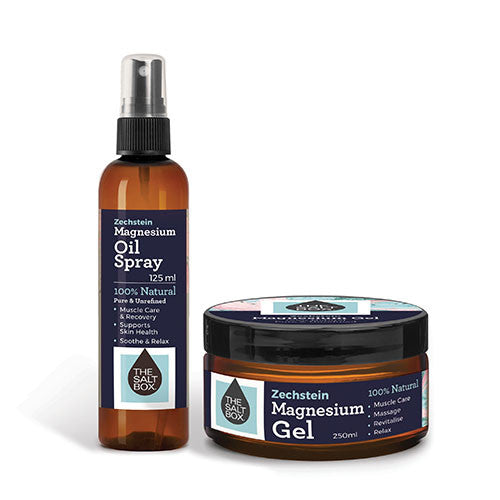 Zechstein Magnesium Gym Pack including Magnesium Oil 125ml and Magnesium Gel 250ml