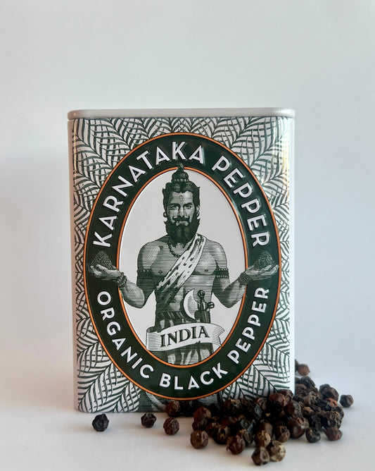 Nordur Karnataka Organic Black Pepper Tin 50g
