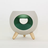 Ceramic Essential Oil Burner - Igloo green