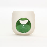 Ceramic Essential oil Burner - Cabana green