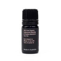 Organic Cedarwood Essential Oil back