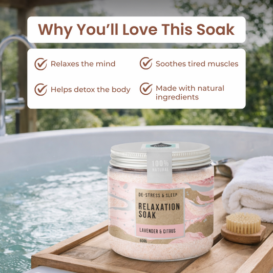 Relaxation Bath Soak 600g Jar