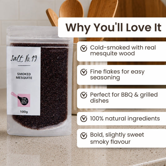 Smoked Mesquite Salt 100g Pouch