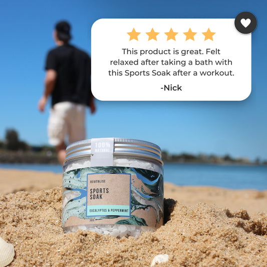 Sports Bath Soak 380g Jar