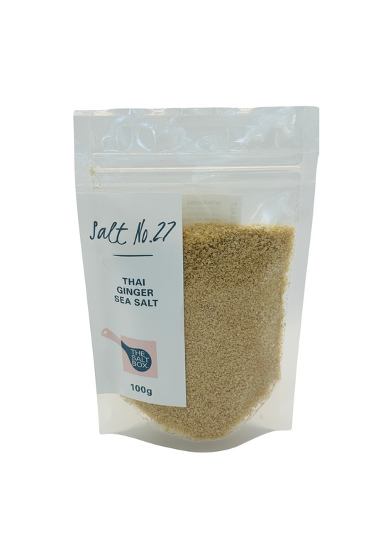 Thai Ginger Sea Salt 100g Pouch front