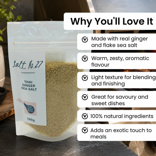 Thai Ginger Sea Salt 100g Pouch