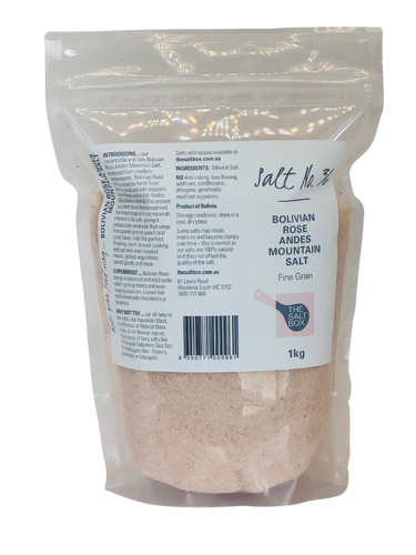 Bolivian Rose Andes Mountain Salt 1kg