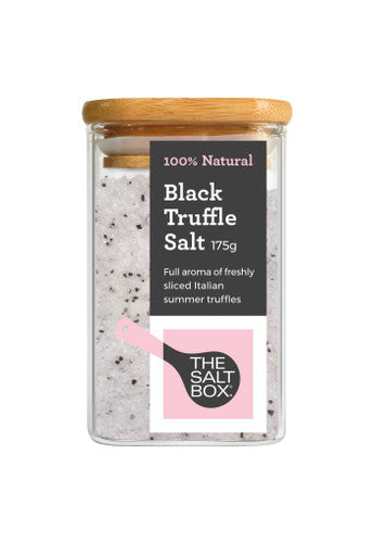Natural Black Truffle Salt Jar 175g