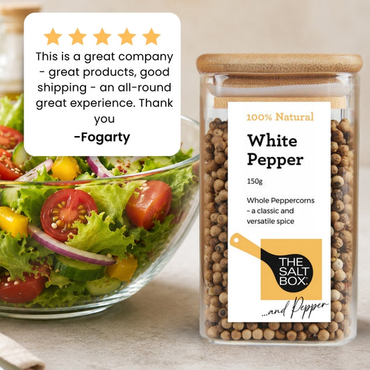 White Peppercorns - Whole 150g Jar