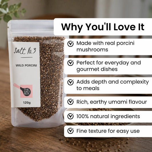 Wild Porcini Salt 120g Pouch