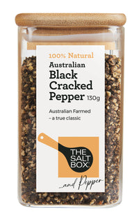 Australian Peppercorns - Black Cracked 130g Jar