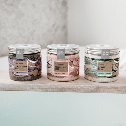 Bath Soak Gift Jar  Range Styled